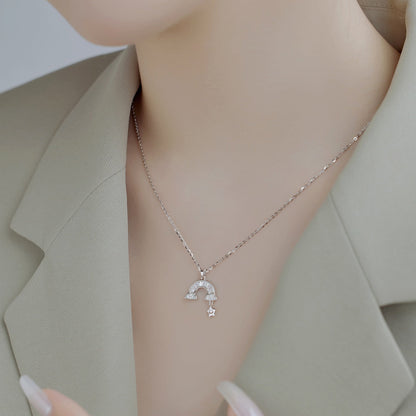 [Perla Lux]Unique Rainbow Star Necklace