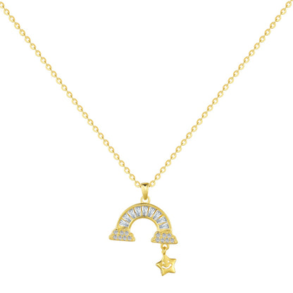 [Perla Lux]Unique Rainbow Star Necklace