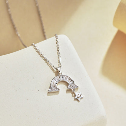 [Perla Lux]Unique Rainbow Star Necklace