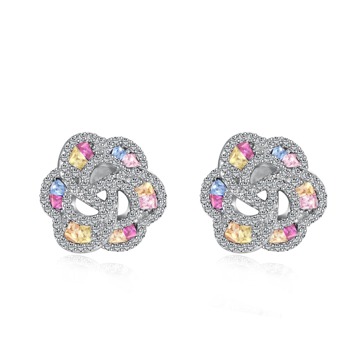 [Perla Lux]Exquisite Flower Shape Daily Earrings