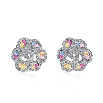[Perla Lux]Exquisite Flower Shape Daily Earrings