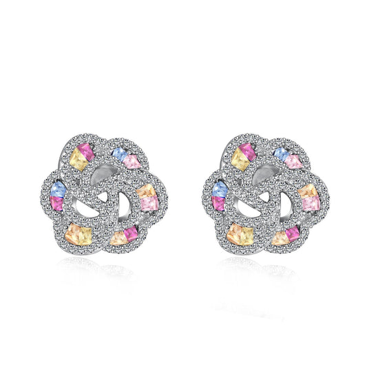 [Perla Lux]Exquisite Flower Shape Daily Earrings