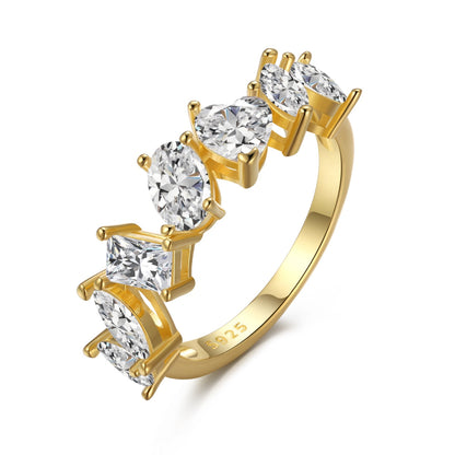 [Perla Lux]Delicate Multi Cut Ring