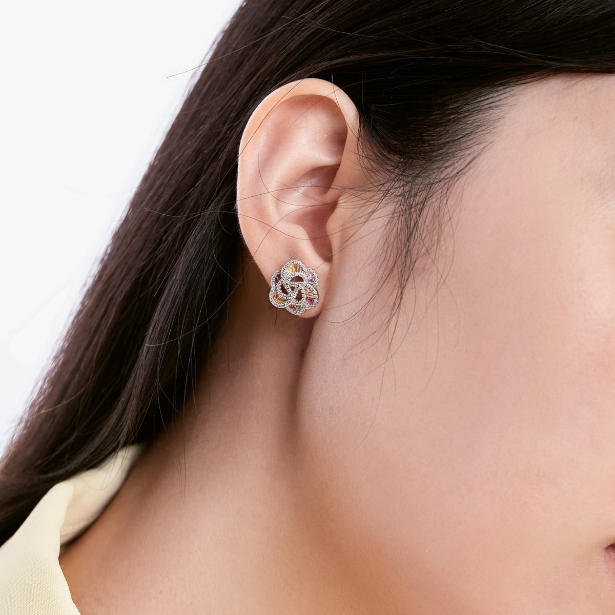 [Perla Lux]Exquisite Flower Shape Daily Earrings