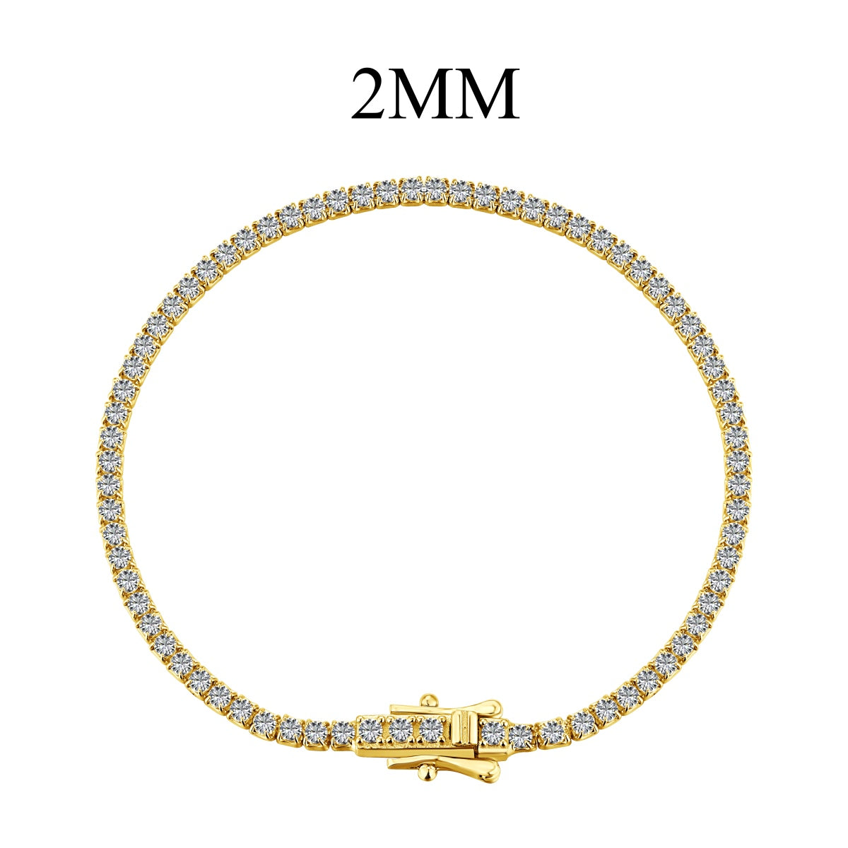[Perla Lux]Radiant Colorful Round Cut Party Bracelet