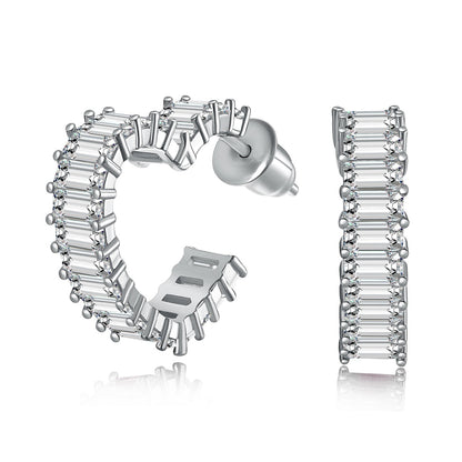 [Perla Lux]Radiant Heart Cutout Earrings