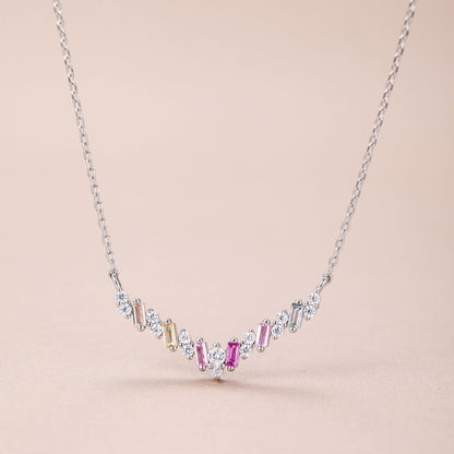 [Perla Lux]Dazzling Rainbow Necklace