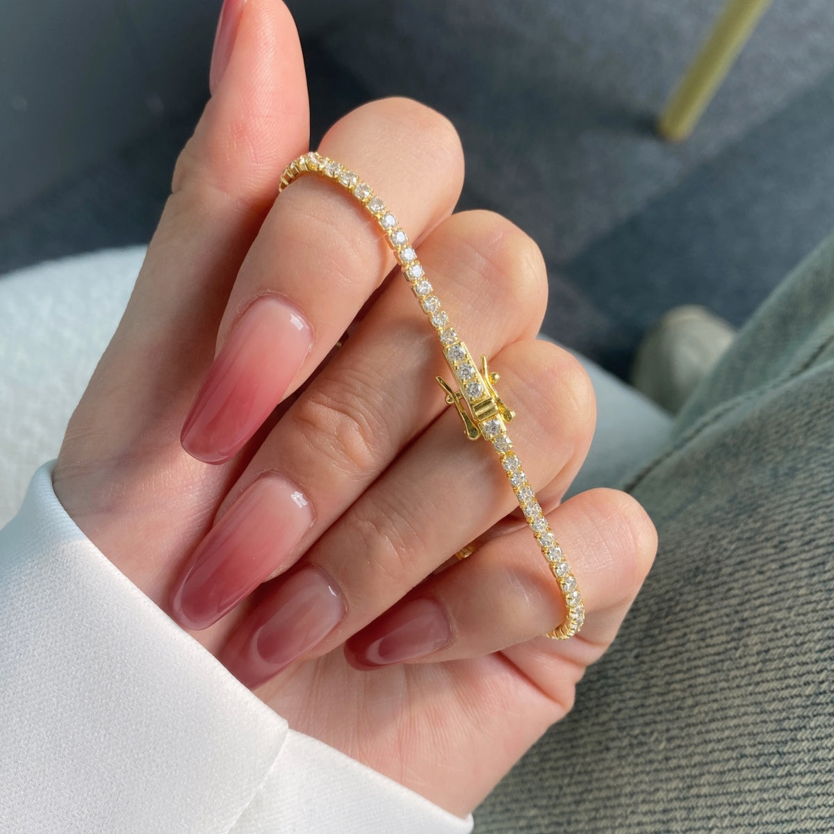 [Perla Lux]Radiant Colorful Round Cut Party Bracelet