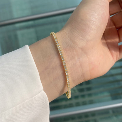 [Perla Lux]Radiant Colorful Round Cut Party Bracelet