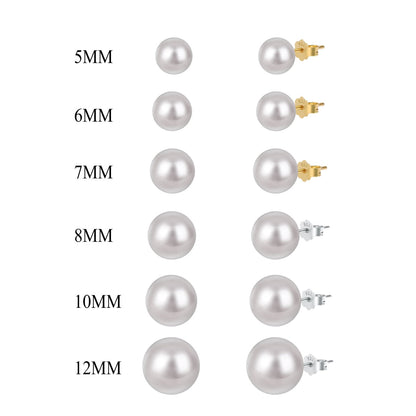 [Perla Lux]Delicate Pearl Earrings