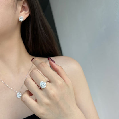 [Perla Lux]Delicate Gorgeous Pear Cut Daily Earrings