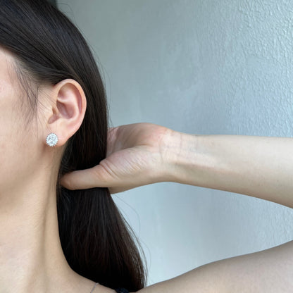 [Perla Lux]Delicate Radiant Oval Cut Daily Earrings