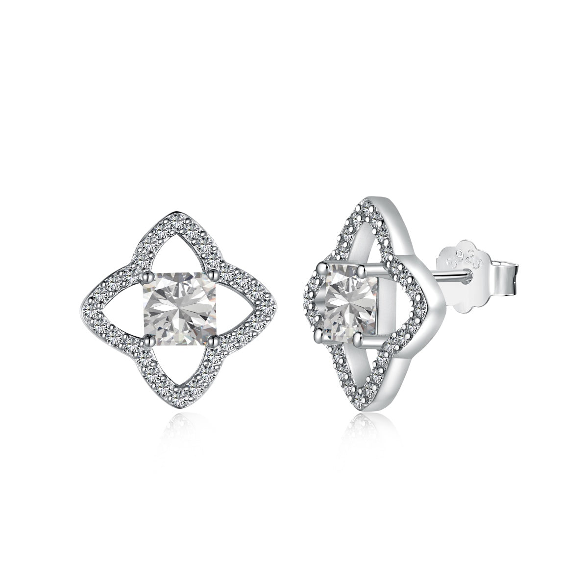 [Perla Lux]Elegant Star Shape Princess Cut Daily Earrings