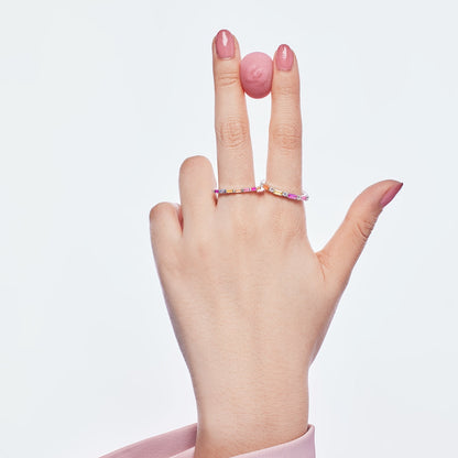 [Perla Lux]Lively In Shades Elegant Radiant Cut Daily Ring