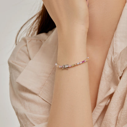 [Perla Lux]Delicate Romantic Heart Shape Lover Bracelet
