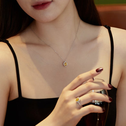 [Perla Lux]Delicate Unique Oval Cut Daily Earrings