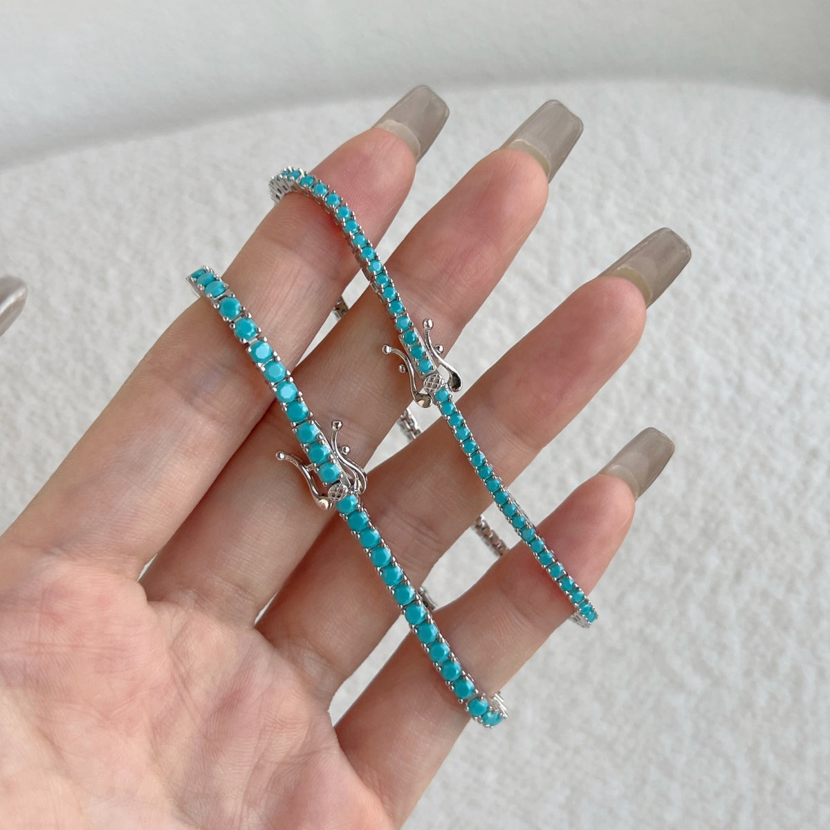 [Perla Lux]Dazzling Exquisite Round Cut Daily Bracelet