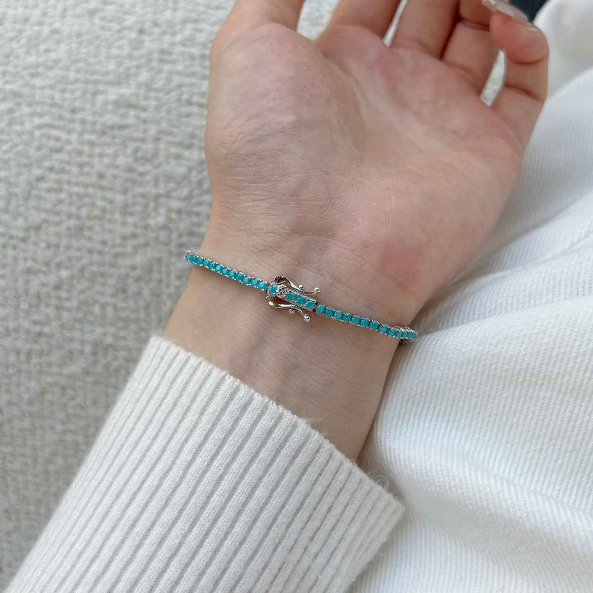 [Perla Lux]Dazzling Exquisite Round Cut Daily Bracelet