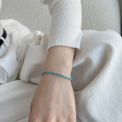 [Perla Lux]Dazzling Exquisite Round Cut Daily Bracelet