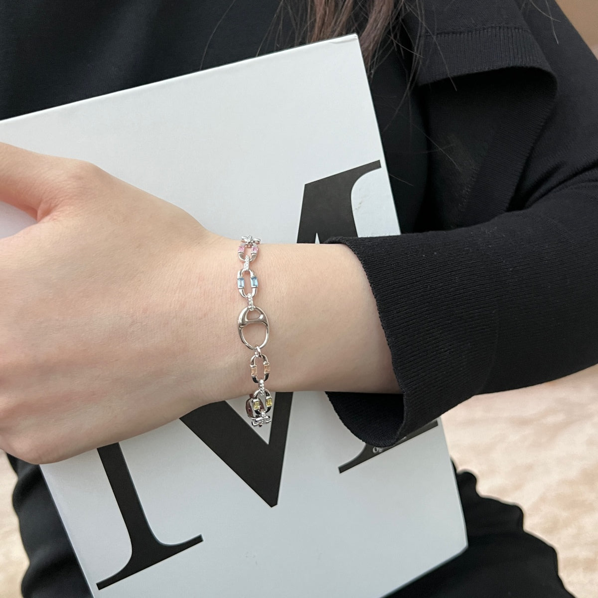 [Perla Lux]Dazzling Colorful Daily Bracelet