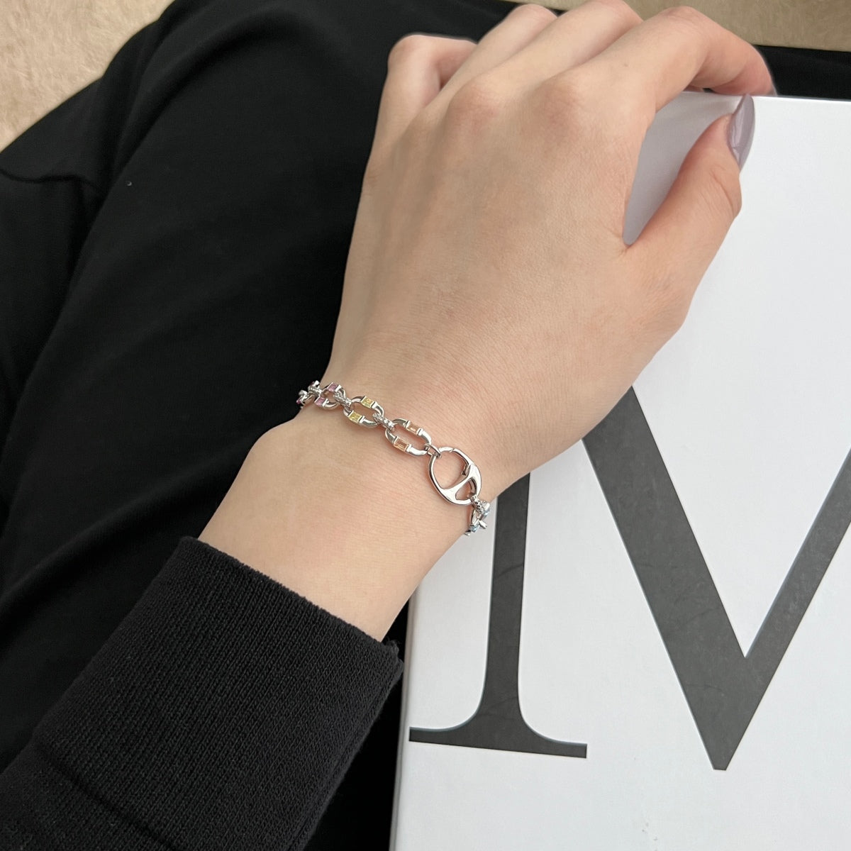 [Perla Lux]Dazzling Colorful Daily Bracelet