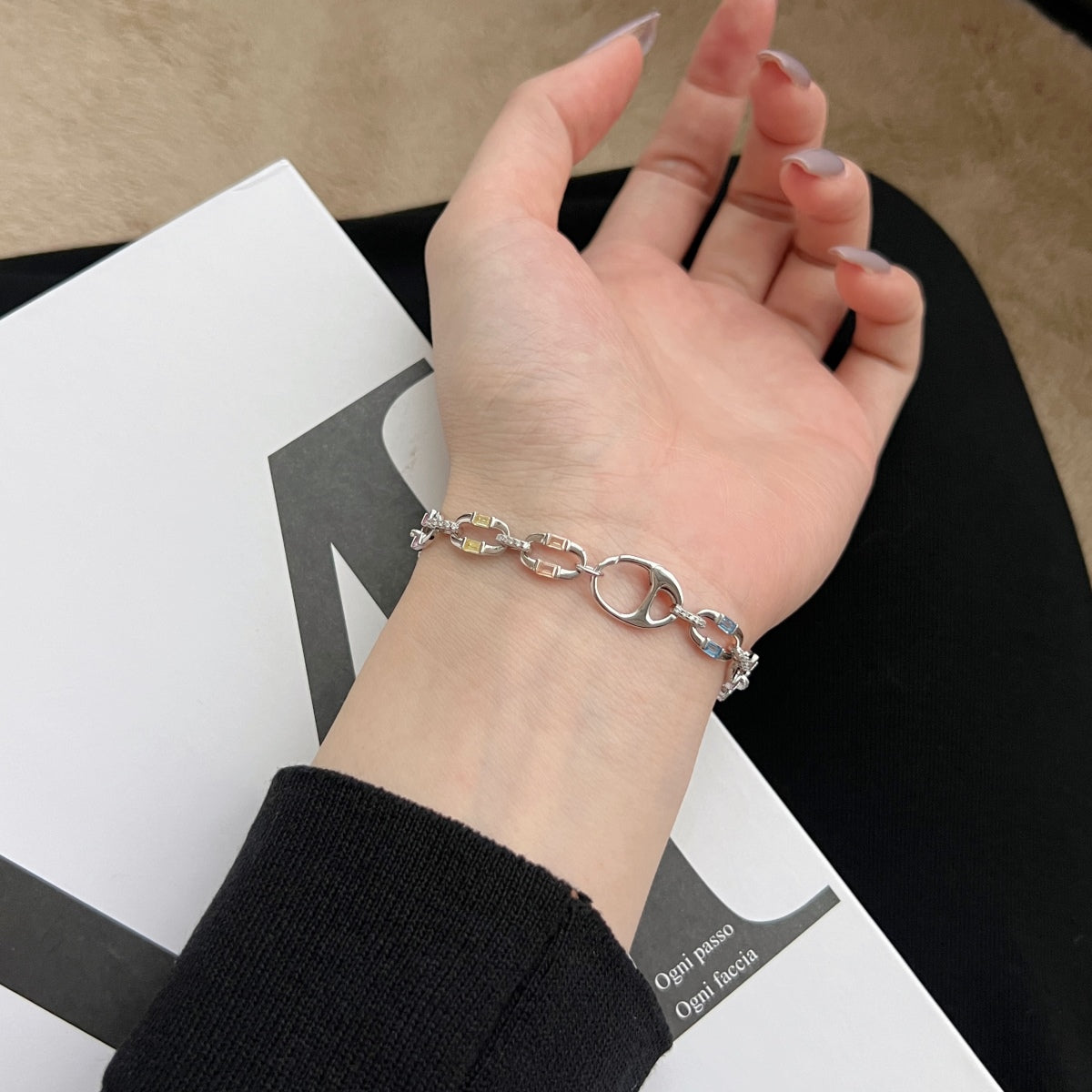 [Perla Lux]Dazzling Colorful Daily Bracelet