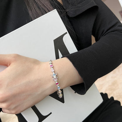 [Perla Lux]Radiant Water Drop Shape Daily Bracelet