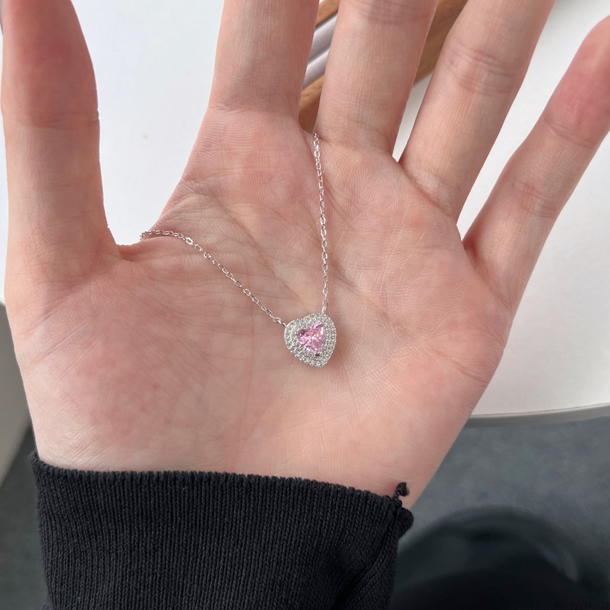 [Perla Lux]Exquisite Heart Shape Necklace