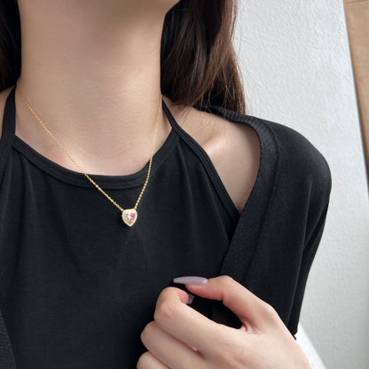 [Perla Lux]Exquisite Heart Shape Necklace