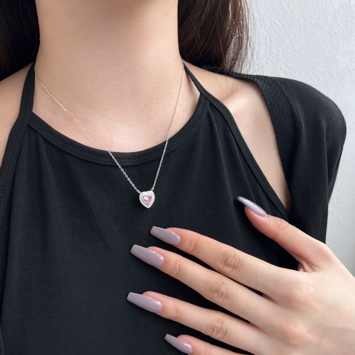[Perla Lux]Exquisite Heart Shape Necklace