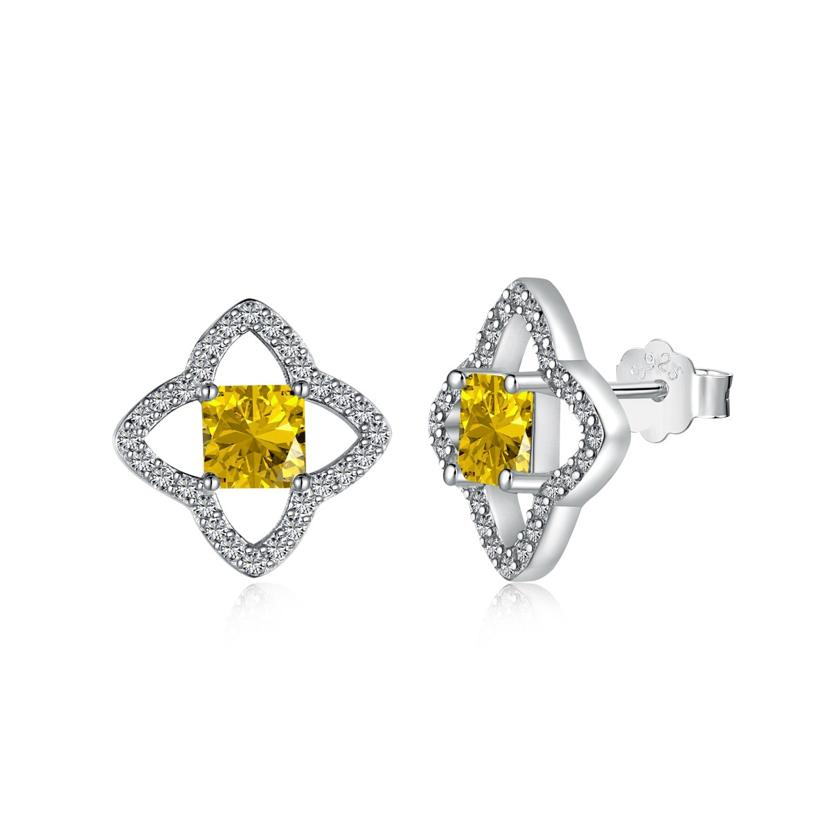 [Perla Lux]Elegant Star Shape Princess Cut Daily Earrings