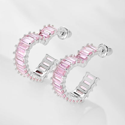 [Perla Lux]Radiant Heart Cutout Earrings