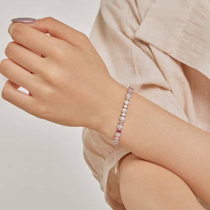 [Perla Lux]Radiant Colorful Round Shape Daily Bracelet