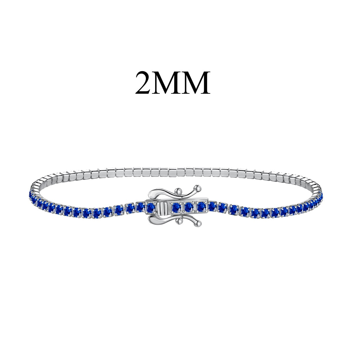 [Perla Lux]Radiant Colorful Round Cut Party Bracelet