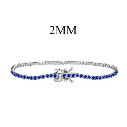 [Perla Lux]Radiant Colorful Round Cut Party Bracelet