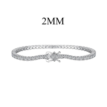 [Perla Lux]Dazzling Exquisite Round Cut Daily Bracelet