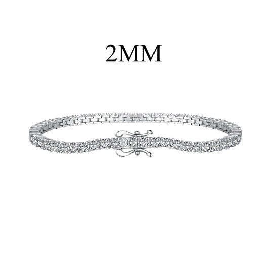 [Perla Lux]Dazzling Exquisite Round Cut Daily Bracelet