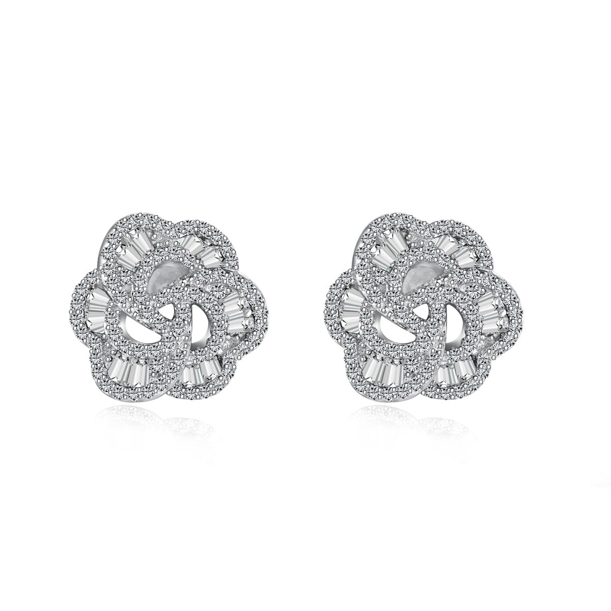 [Perla Lux]Exquisite Flower Shape Daily Earrings