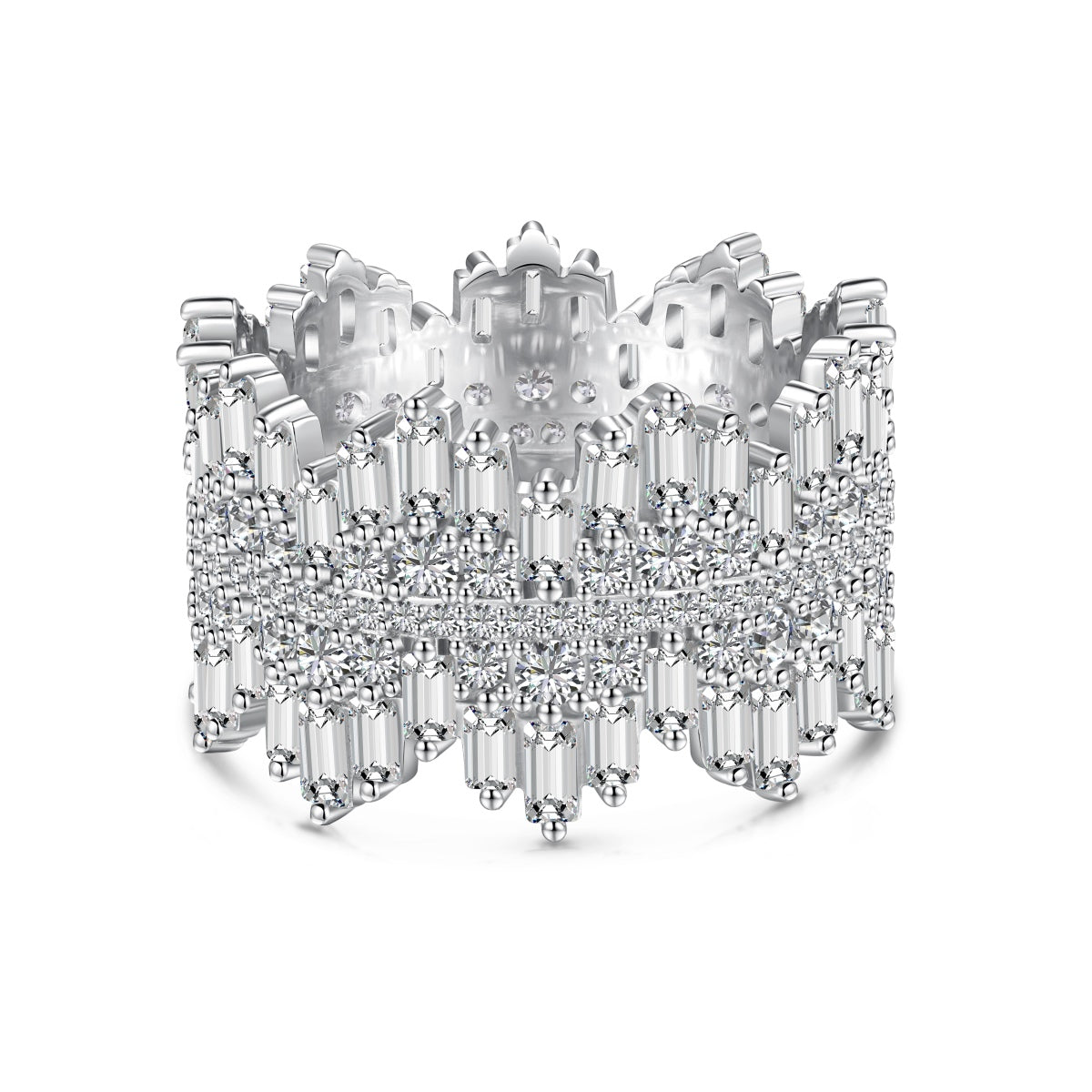 [Perla Lux]Luxurious Colorful Radiant Cut Daily Ring