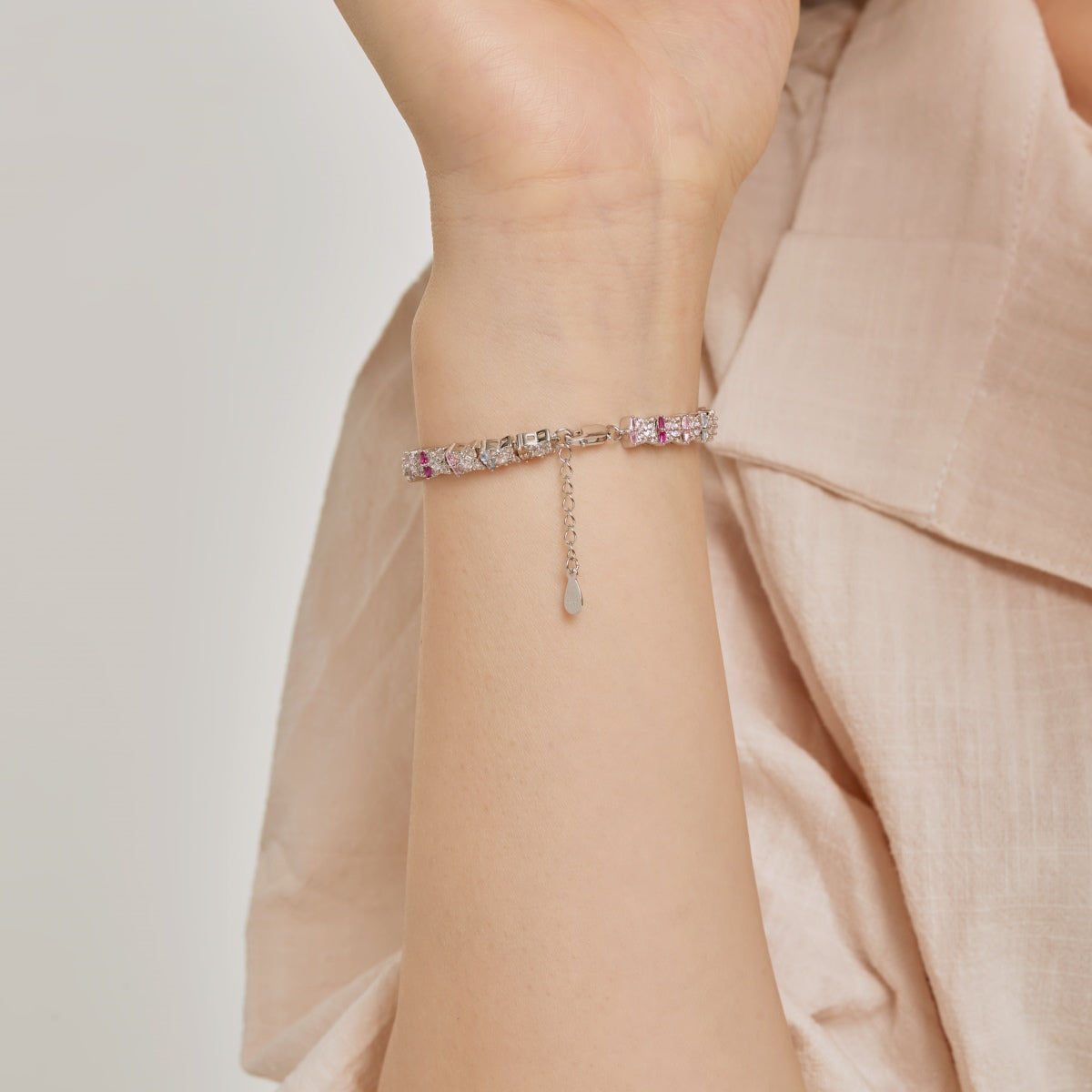 [Perla Lux]Unique Colorful Flower Shape Daily Bracelet