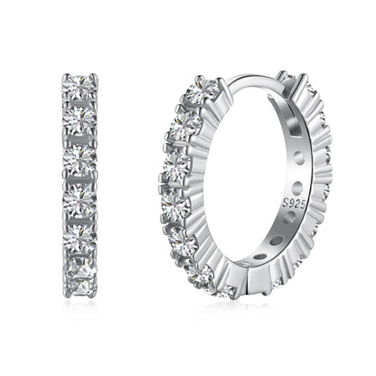 [Perla Lux]Radiant Colorful Round Cut Earrings