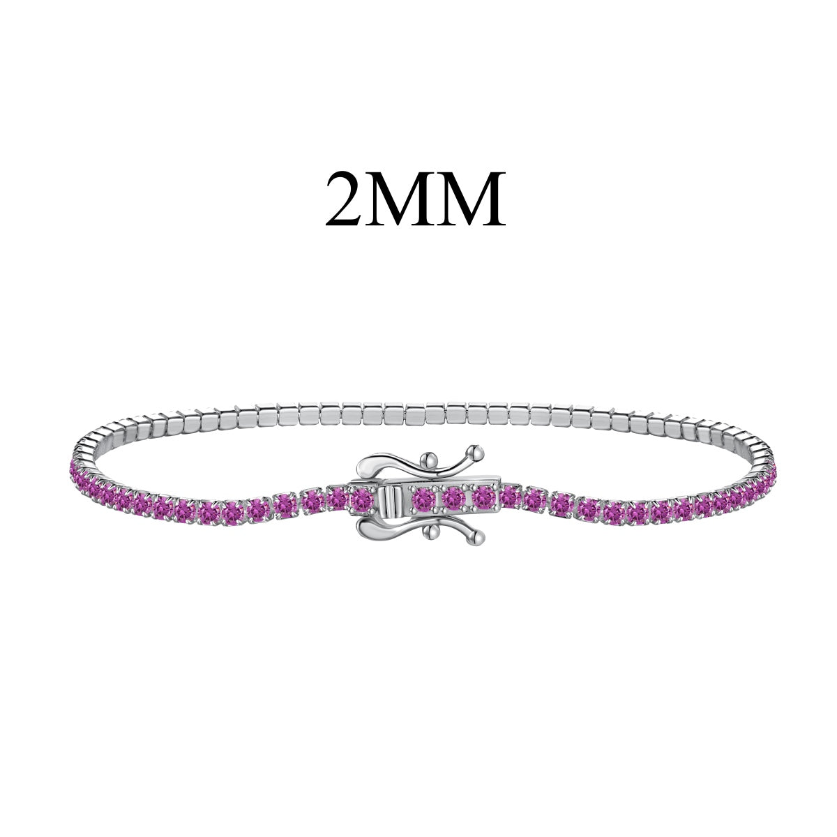 [Perla Lux]Radiant Colorful Round Cut Party Bracelet