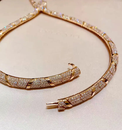 [Perla Lux]HAUTE COUTURE GOLD SERPENTI NECKLACE