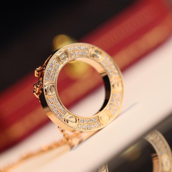 [Perla Lux]LOVE NECKLACE ADJUSTABLE ROSE GOLD