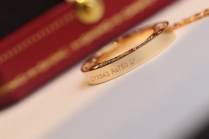 [Perla Lux]LOVE NECKLACE ADJUSTABLE ROSE GOLD
