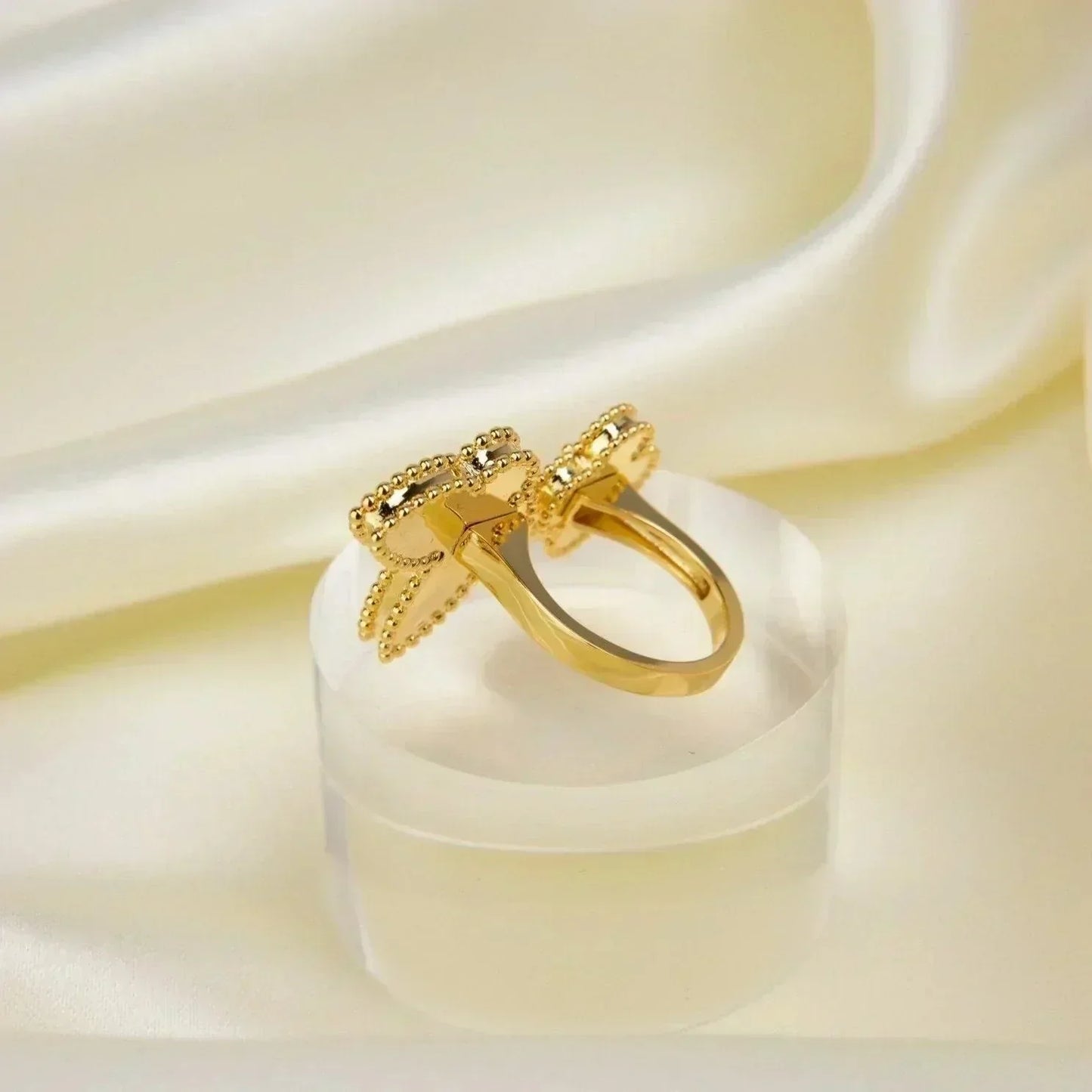 [Perla Lux]LUCKY BETWEEN THE FINGER RING