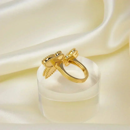 [Perla Lux]LUCKY BETWEEN THE FINGER RING