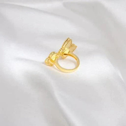 [Perla Lux]LUCKY BETWEEN THE FINGER RING