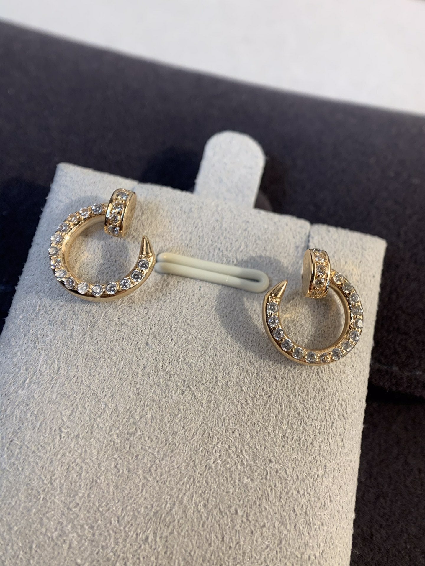 [Perla Lux]JUSTE EARRINGS GOLD DIAMONDS