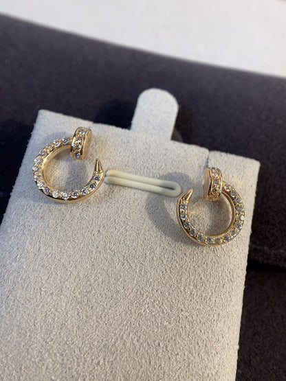 [Perla Lux]JUSTE EARRINGS GOLD DIAMONDS